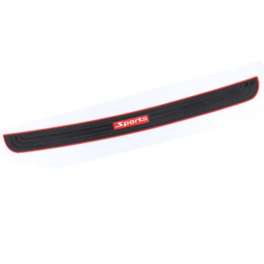 Strip Bumper Sticker Guard Auto Rear Protection Car Trunk Door Sill Zpaxo red black