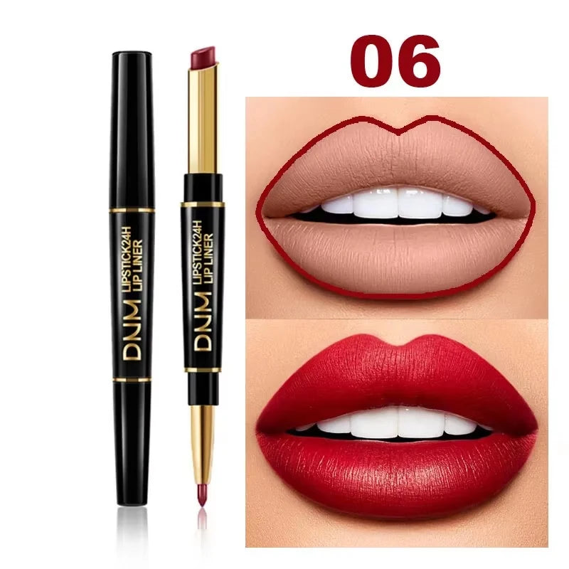 1 Non-stick Cup Long Lasting Lipstick Lip Liner Waterproof Matte Lips Zpaxo