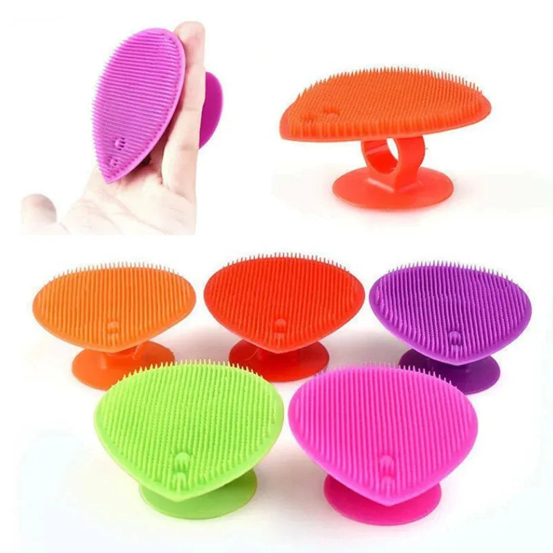 Soft Silicone Baby Bath Scalp Brush – Newborn Hair Care