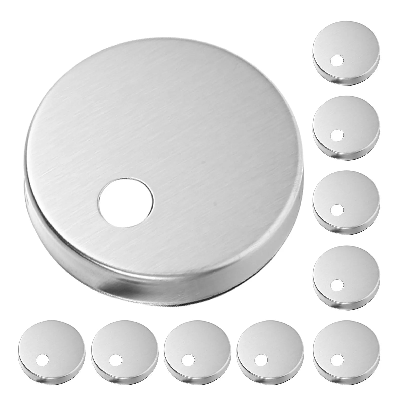 Universal Toilet Bolt Cover Caps Stainless Steel Screw Covers Seat