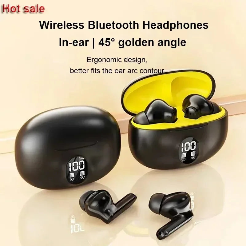 S510 TWS Wireless Headphones LED Power Earphones Digital Display