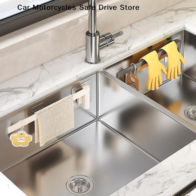 Wall-mounted Rotating Kitchen Cloth Organizer-multi-functional