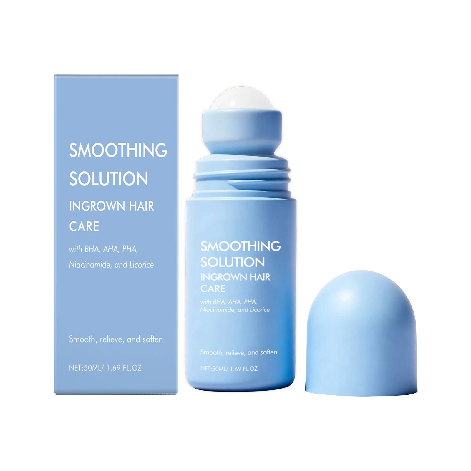 Hair Removal Roller Serum Mild Body Care Essence Soften Body Hair Moisturizing Soothing After Hair Removal Daily Full Body Skin Zpaxo