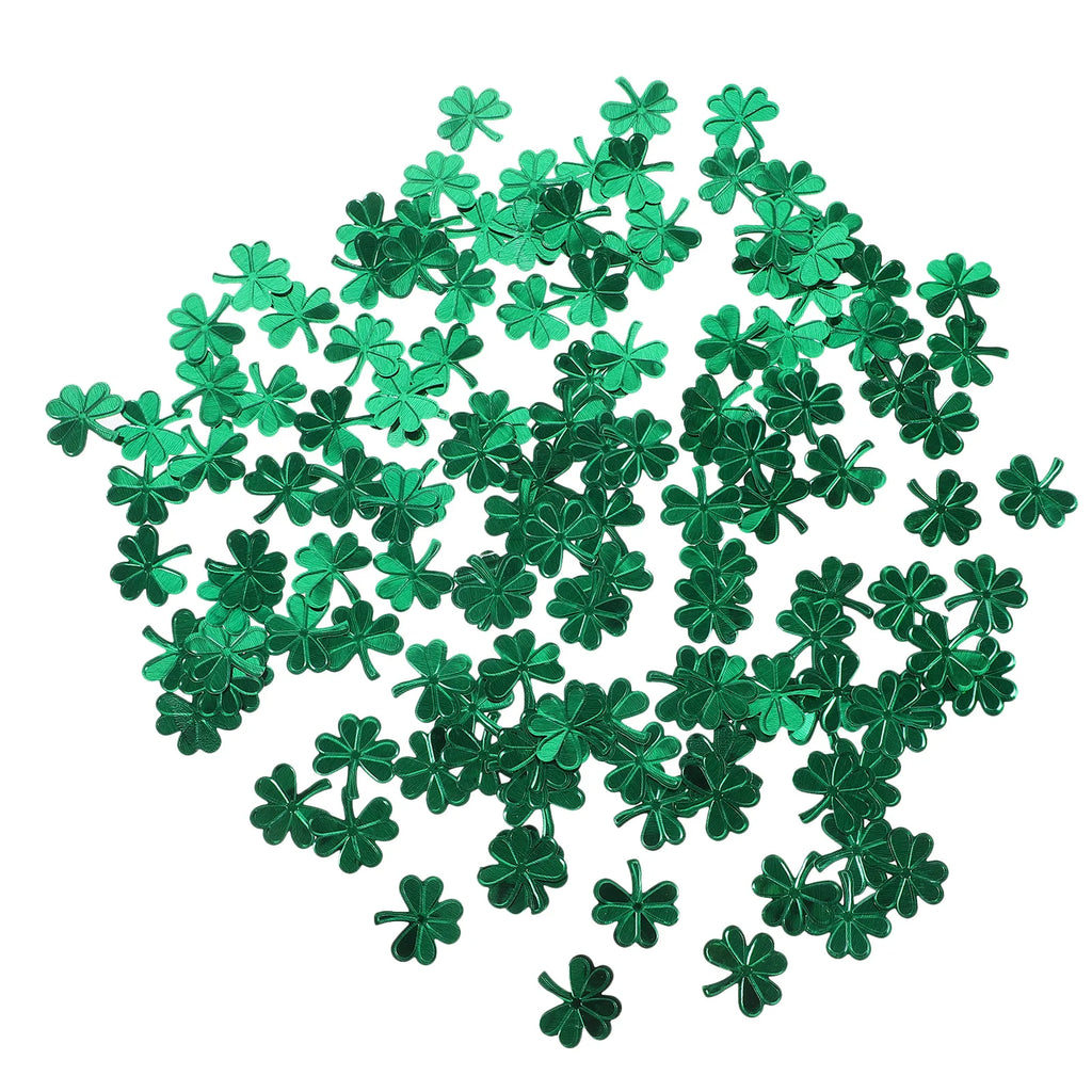 1 Bag Shamrock Lucky Sequins Irish PVC Confetti Party Table Scatter