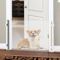 Retractable Dog Gate Portable Gates Dogs Expandable Folding Barrier