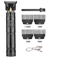 XMSJ T9 Electric Hair Clipper & Beard Trimmer USB Rechargeable Electric Hair Clipper Zpaxo 060-BlackBuddha