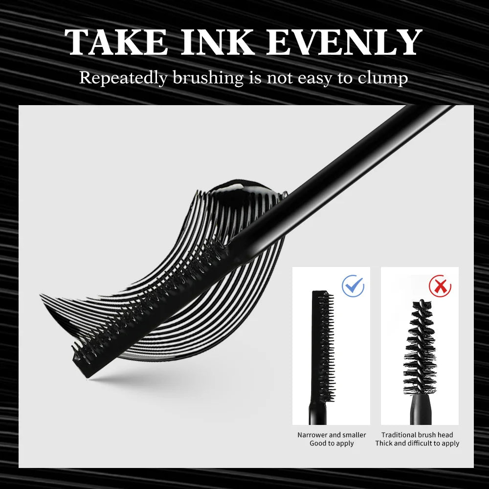 Curly Eye Black Durable Waterproof Sweat Proof Non Smudging Caking