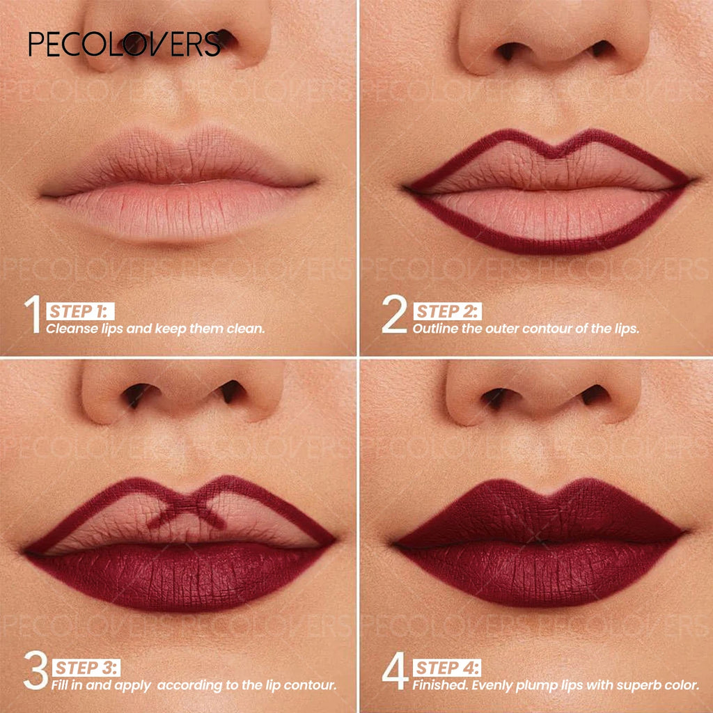 Long-lasting Waterproof Lip Liner Pencils No Cup Staining Smudging Zpaxo