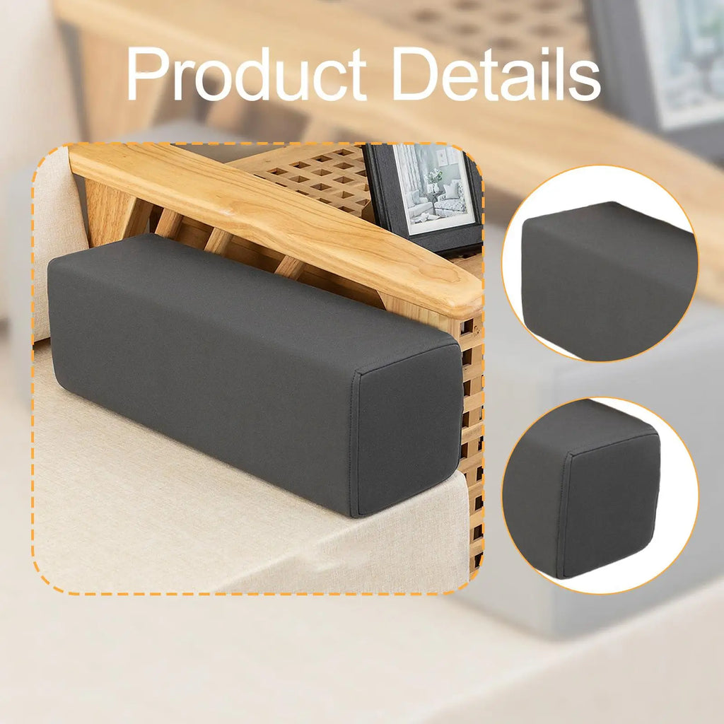 Sofa Arm Rest Pillow Bed Gap Filler Support Pillow Rectangular Cushion Zpaxo