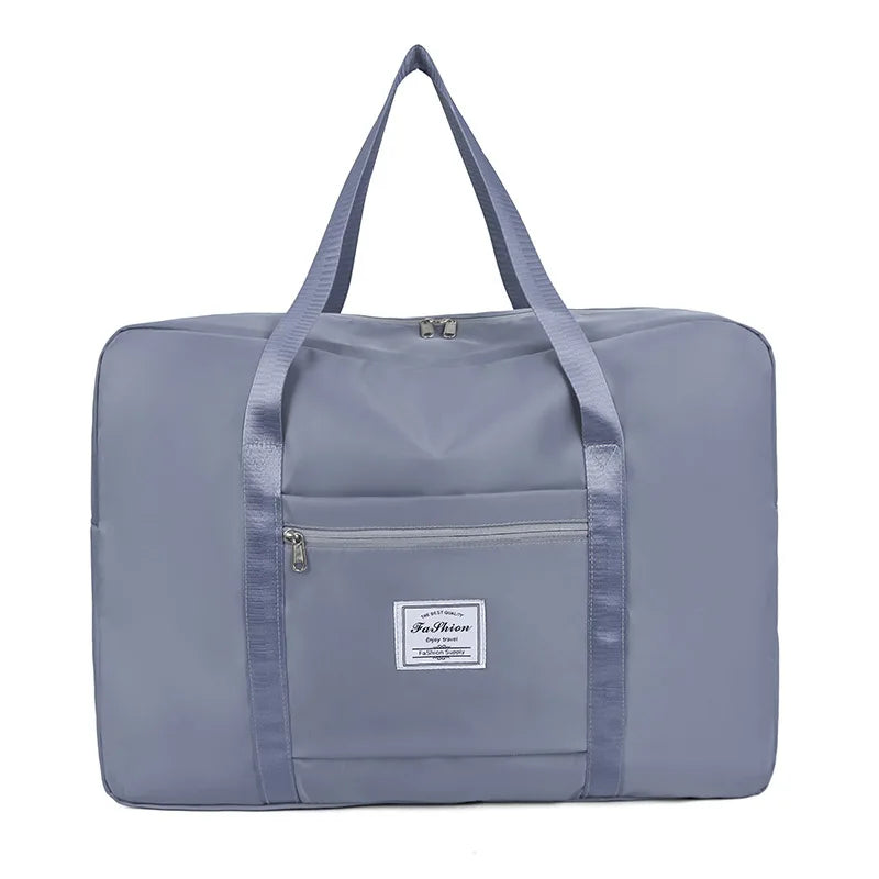 Large Capacity Folding Travel Bag Waterproof Duffle Luggage Tote Gym Zpaxo blue