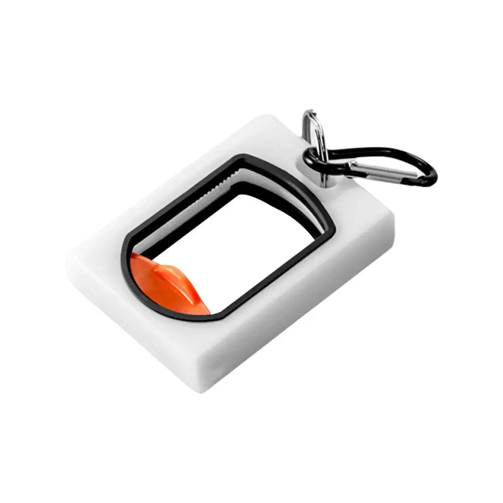 1/2PCS Portable Cable Tie Organizer with Hanging Buckle, Fluorescent for Neatly Storing & Dispensing Wire Ties Anti-Loss Design Zpaxo Square