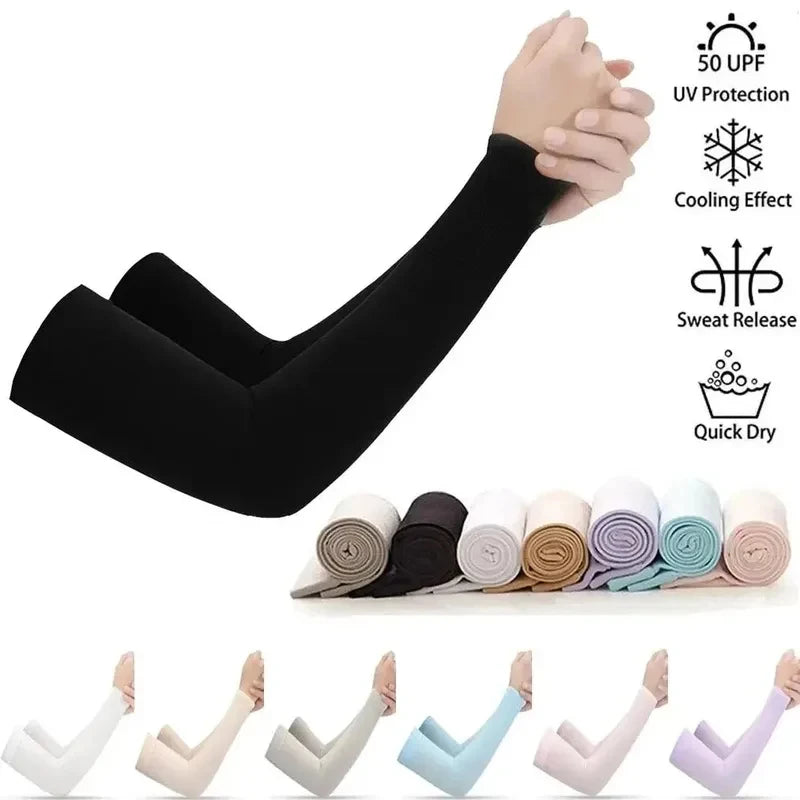 UV Protection Cooling Arm Sleeves – Unisex Sport Sun Cover
