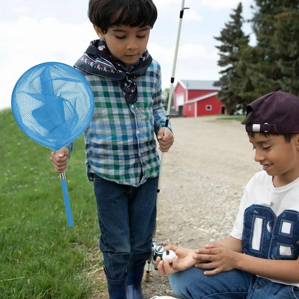 Pool Skimmer Net Telescopic Pole Stainless Steel Fishing Nets Kids