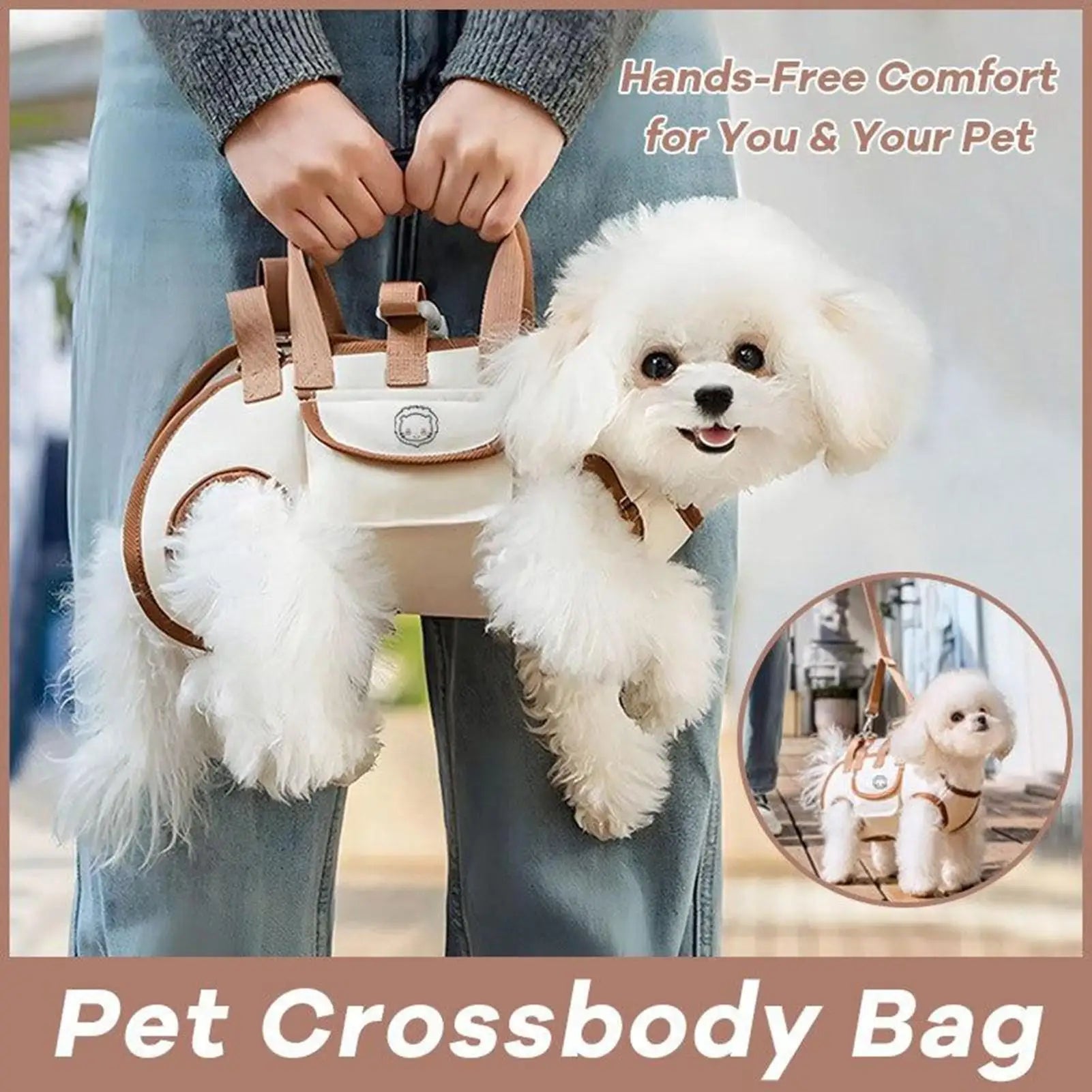 Small Dog Carrier Sling Puppy Adjustable Breathable Pet Pouch Pocket