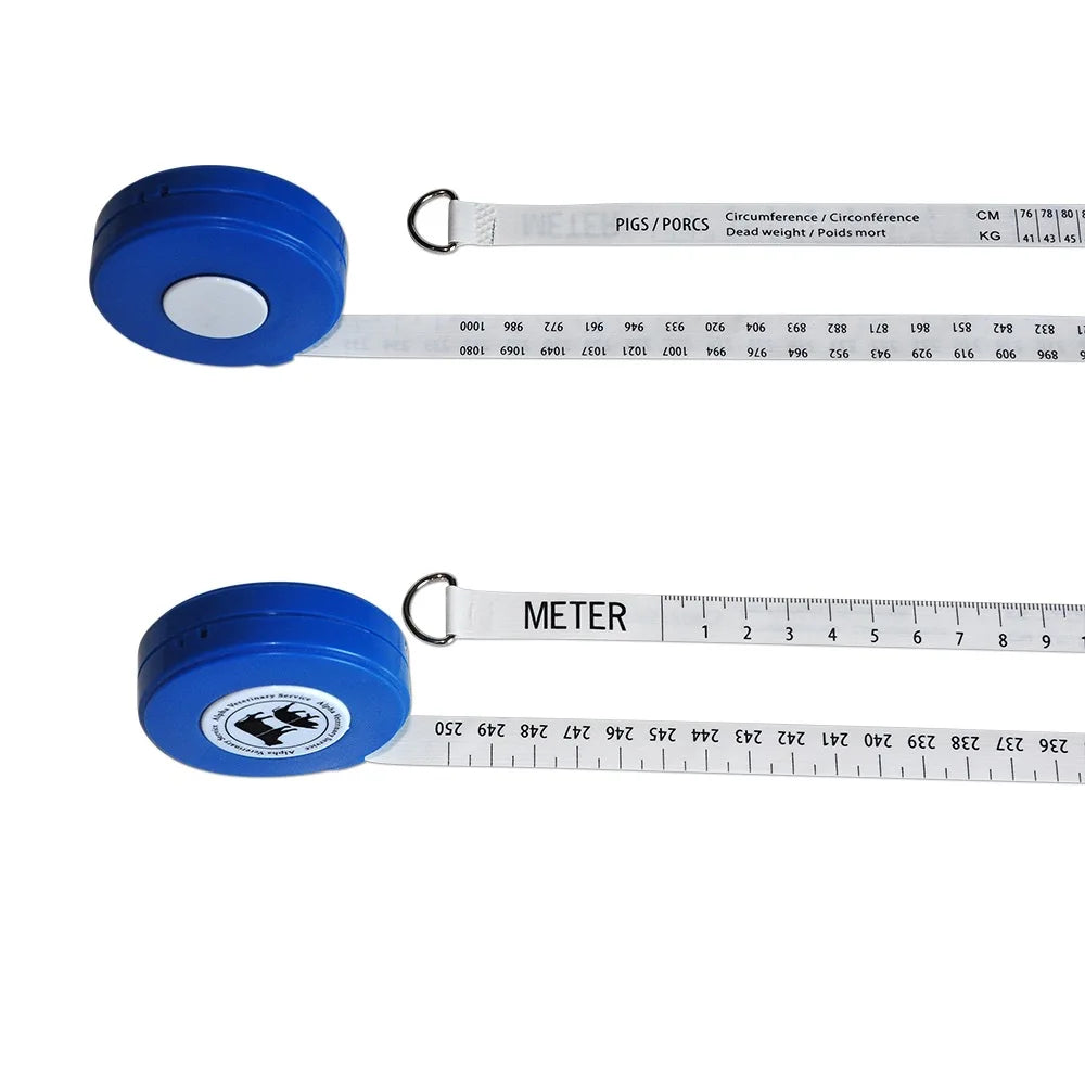 Animal Cattle Goat Pig Body Weight Measure Tape Farm Cow Vet Tools