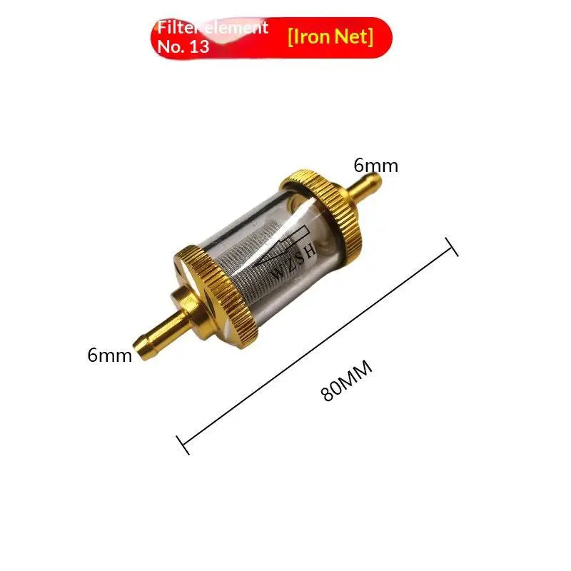 Universal Motorcycle Fuel Filter – Washable Stainless Steel