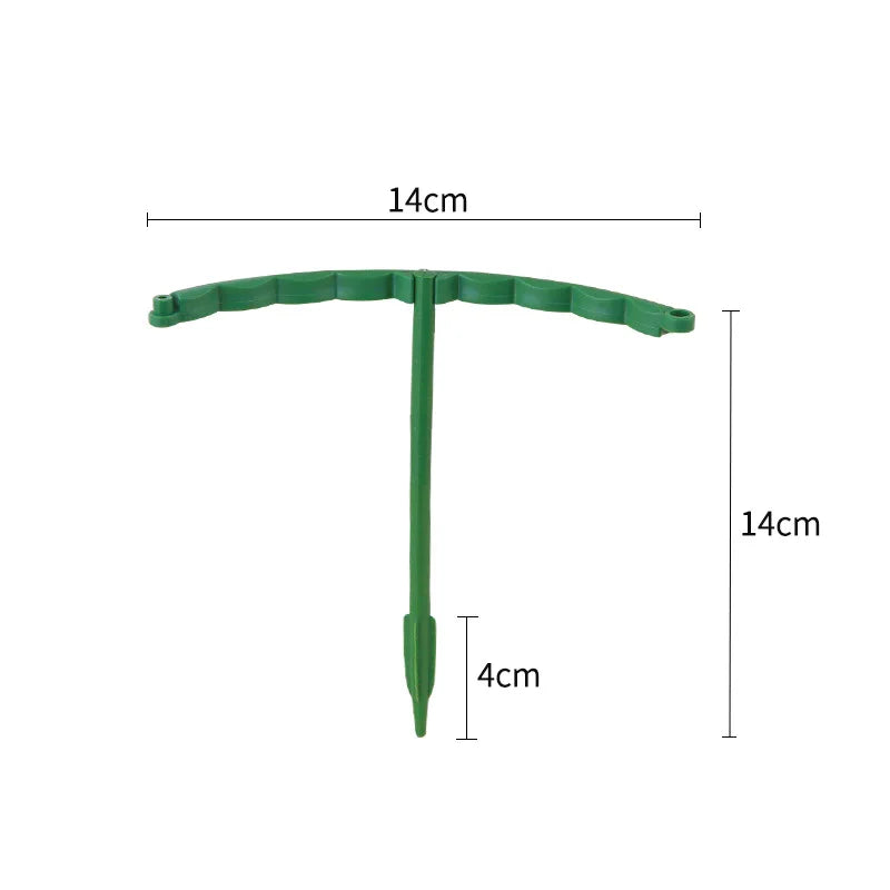 Plastic Plant Support Pile Stand Flowers Greenhouses Arrangement Zpaxo 14CM-1PCS