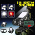 ESMARTER COB LED Headlamp – Gesture Sensor, USB-C Rechargeable LED Headlamp Zpaxo G11 black