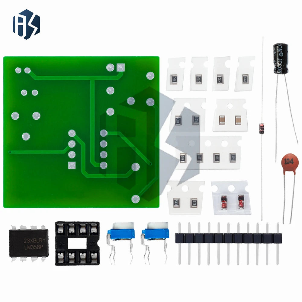 LM358 5V Square Wave Generator Soldering Practice 414 Mixed Analog Zpaxo