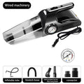 Car Mounted Vacuum Cleaner Car Inflation Pump Handheld High Suction Dry and Wet Dual purpose Four in One Vacuum Cleaner Zpaxo Wired machinery