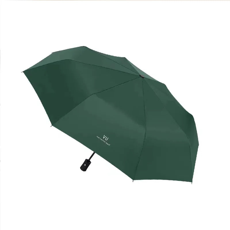 Foldable Manual Umbrella, Waterproof and Windproof Umbrella, Anti-UV Umbrella for Sunny Or Rainy Days, Simple Solid Color Umbrel Zpaxo