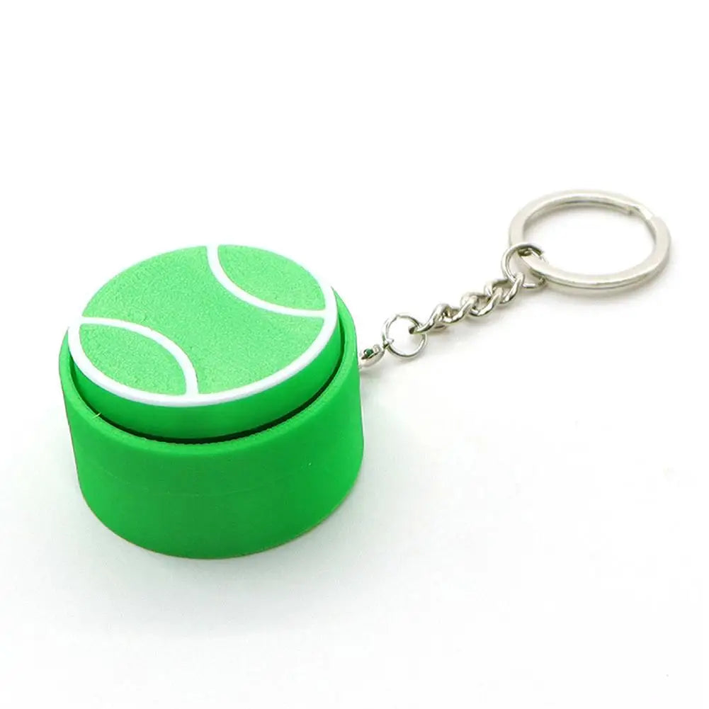Sports Ball Keychain – Football, Basketball & Baseball Design Sports Keychain Zpaxo tennis