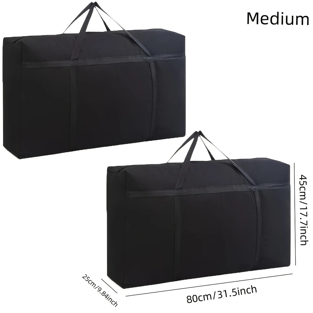 2-Pack Heavy Duty Moving Bags Handles&zippers Extra Large Durable