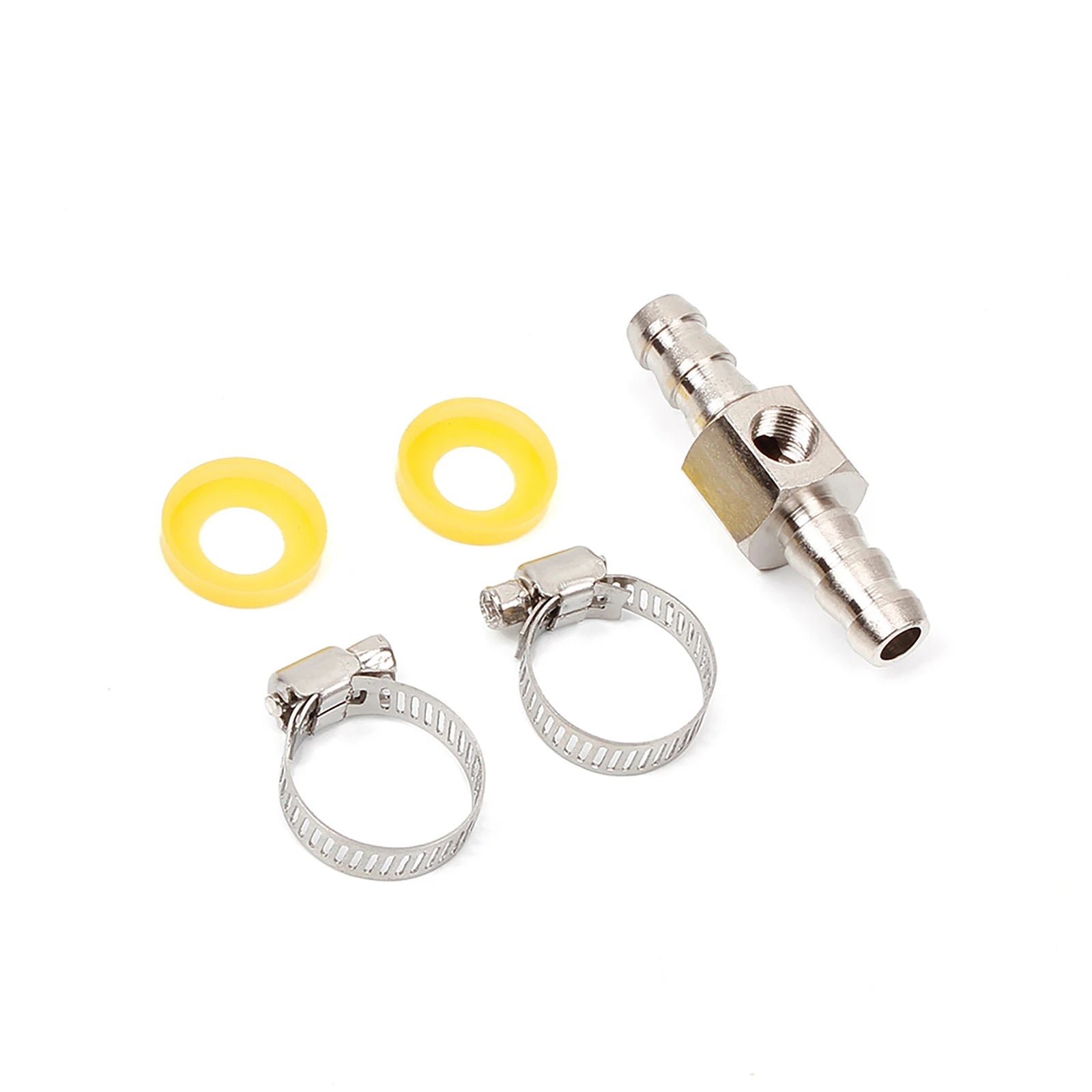 3 8 Fuel Line Pressure T Fitting Adapter Gauge Sensor Barbed Push