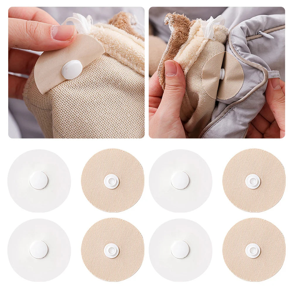 6 Pairs Anti Slip Bed Sheet Fasteners Prevent Comforters Duvets Cover