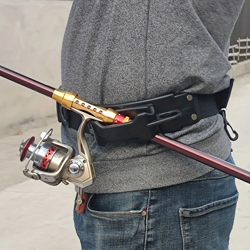 Adjustable Fishing Rod Holder Belt Portable Multifunctional Dual-mode Zpaxo
