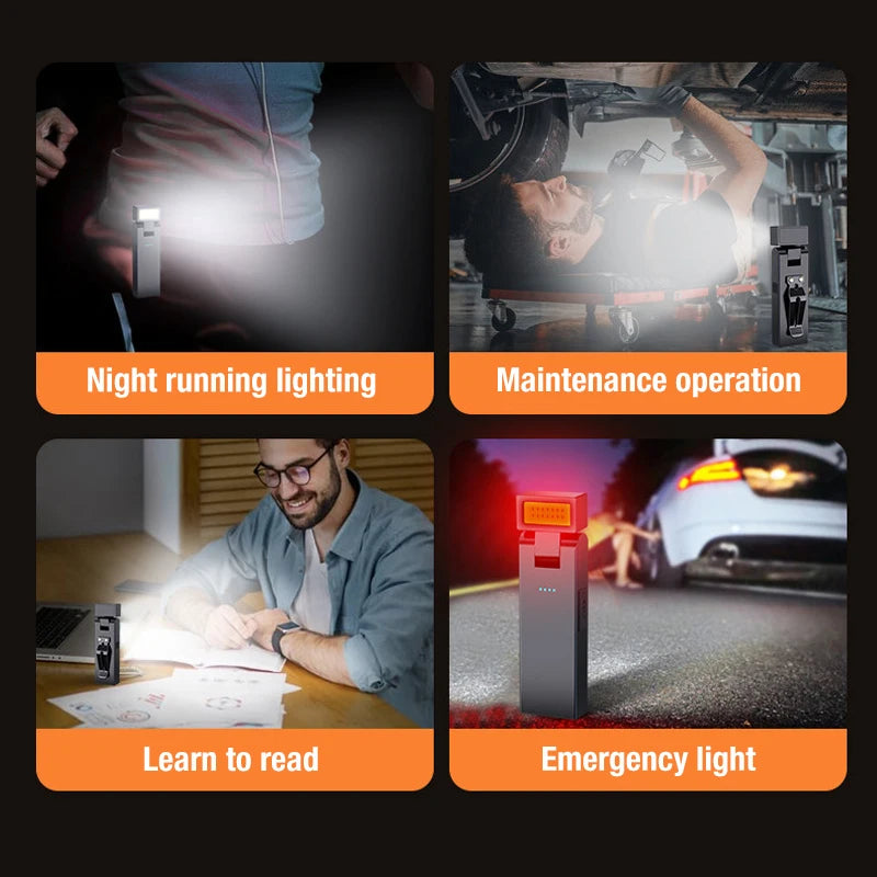 Mini Flashlight Car Explosion Portable Handheld Strong Magnetic