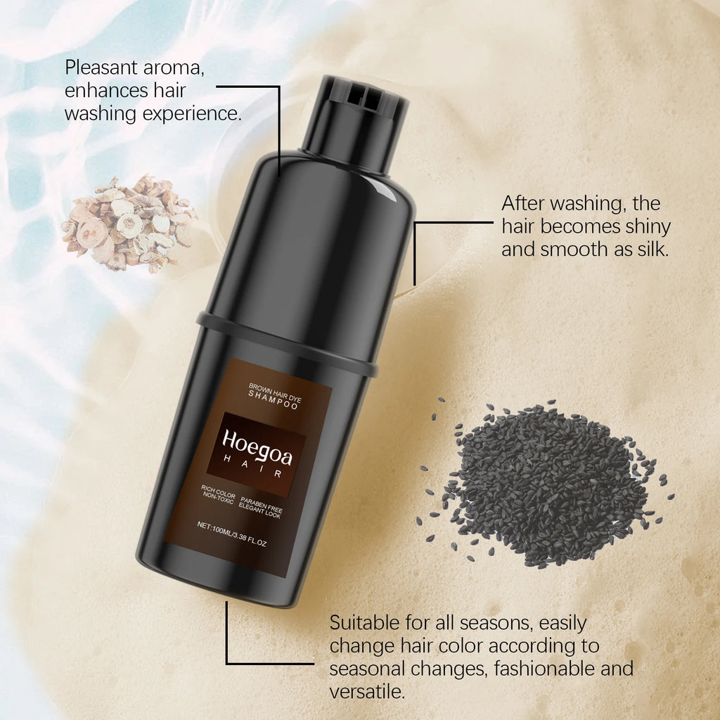Hair Coloring Shampoo: Gentle & Non-Irritating, Scalp-Friendly, DIY-Ready, Long-Lasting Color & Easy to Apply Zpaxo