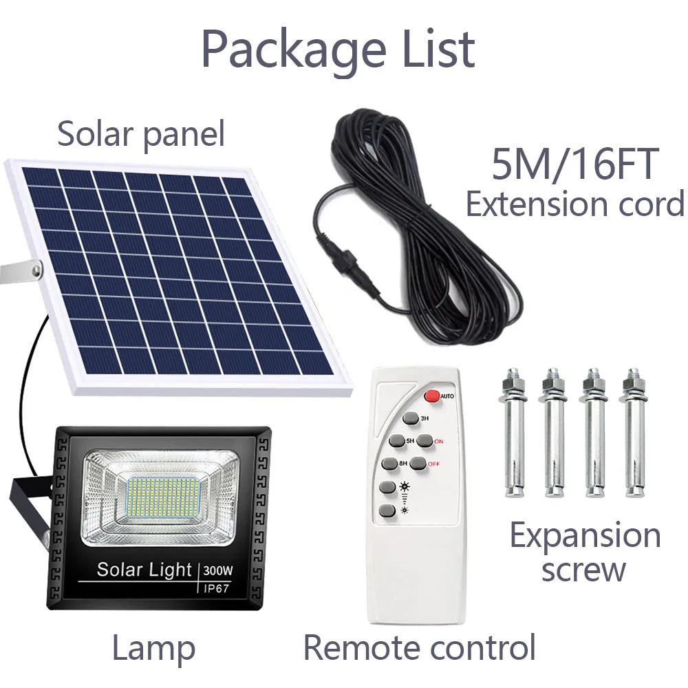 Solar LED Lights Outdoor Lighting Split Remote Indoor Wall Lamp Zpaxo