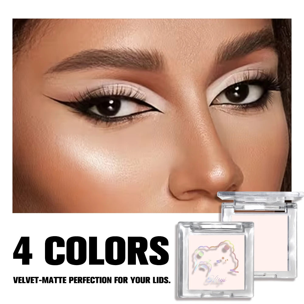 Long Lasting Matte highlights with eyeshadow tray - Shiny glitter for natural contours of all skin tones, orange and white Zpaxo