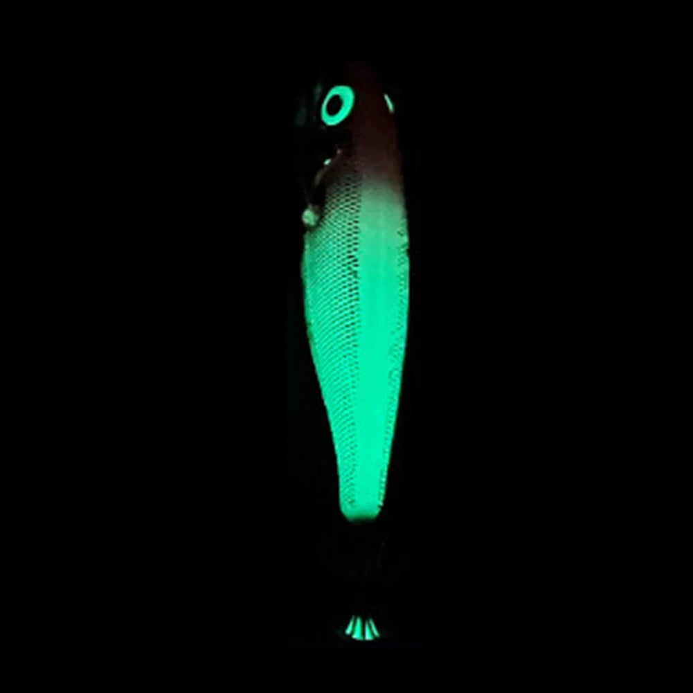 Luminous Fishing Bait Horizontal Bionic Shrimp Baits Wood Cuttlefish