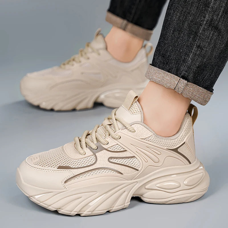 Men's Shoes Casual Sneakers Luxury Trainers Breathable Race Running