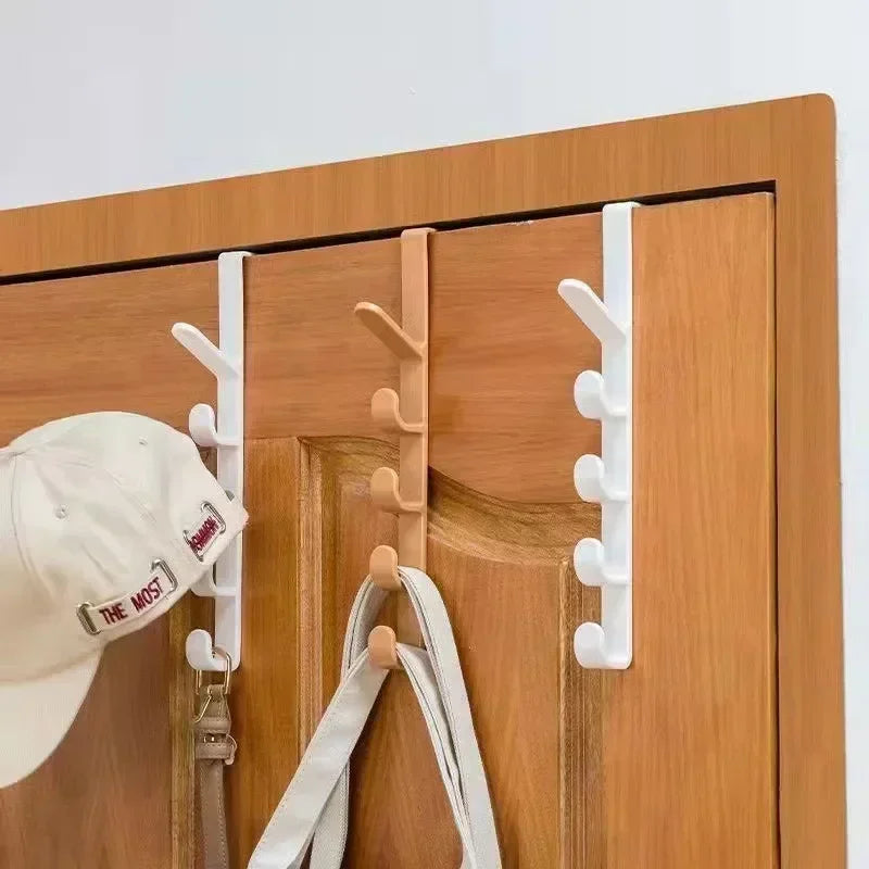 Behind the Door Coat Hook Hanger Behind the Door Cabinet Wardrobe Dormitory Door Hook Storage Rack Zpaxo