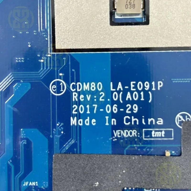 CDM80 LA-E091P Dell Latitude 5580 Laptop Motherboard I5-6200U 6300U