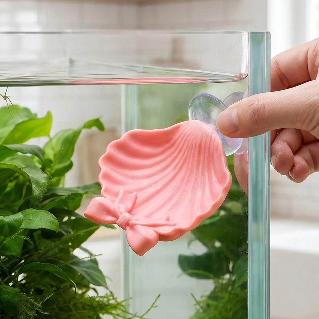 Betta Hammock Floating Suction Cup Fish Rest Pad 3D Printed Shell