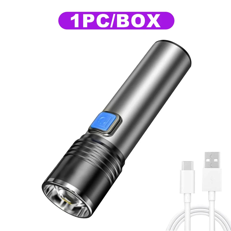 USB Rechargeable UV Flashlight Pet Urine Detection Resin Cured 395nm Zpaxo 1pc