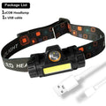 COB LED Rechargeable Headlamp – 4 Modes, Waterproof | POCKETMAN