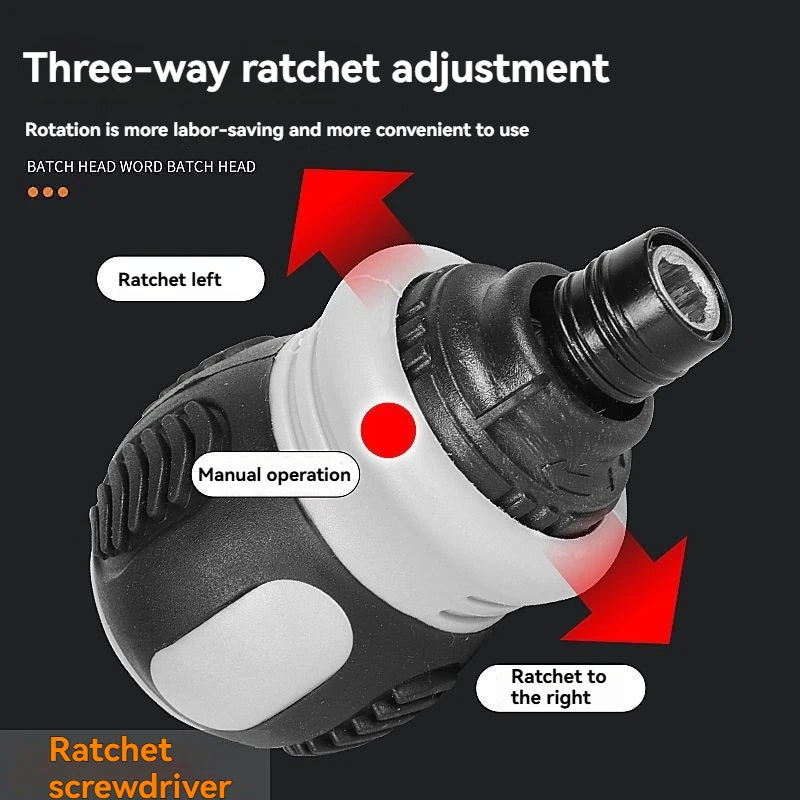 Screwdriver Labor-saving Ratchet Screwdriver Set Slotted Household Tool Multi-function Magnetic Screwdriver Telescopic Labor Zpaxo