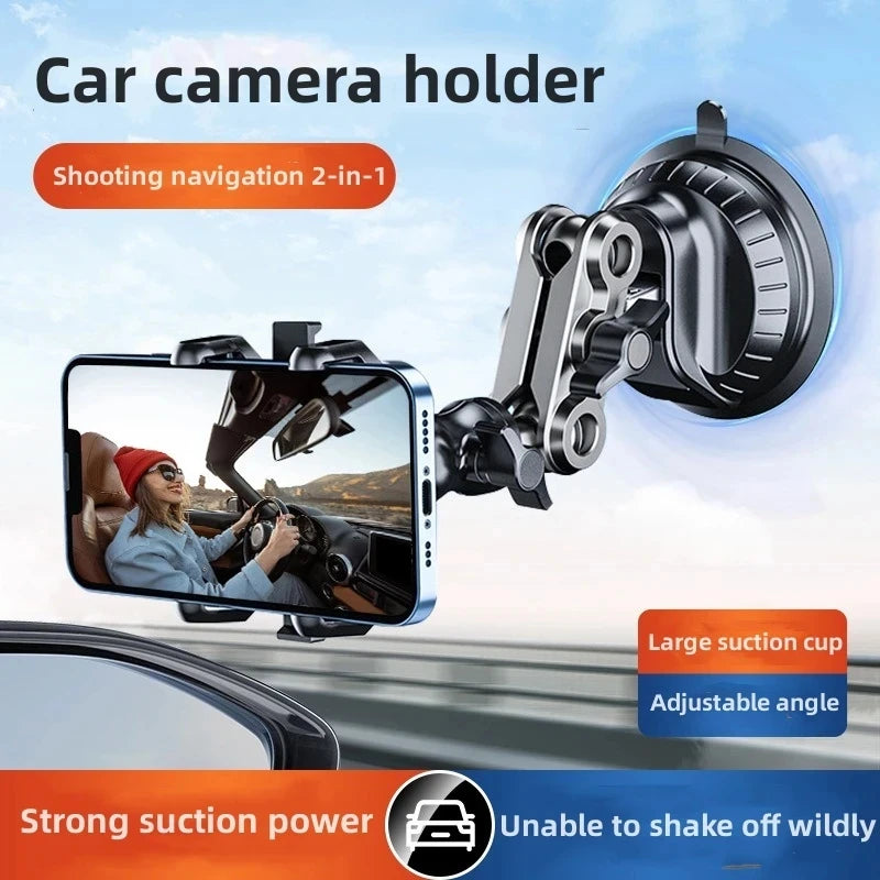 Car Phone Mount Video Recording Universal Magic Arm Suction Holder