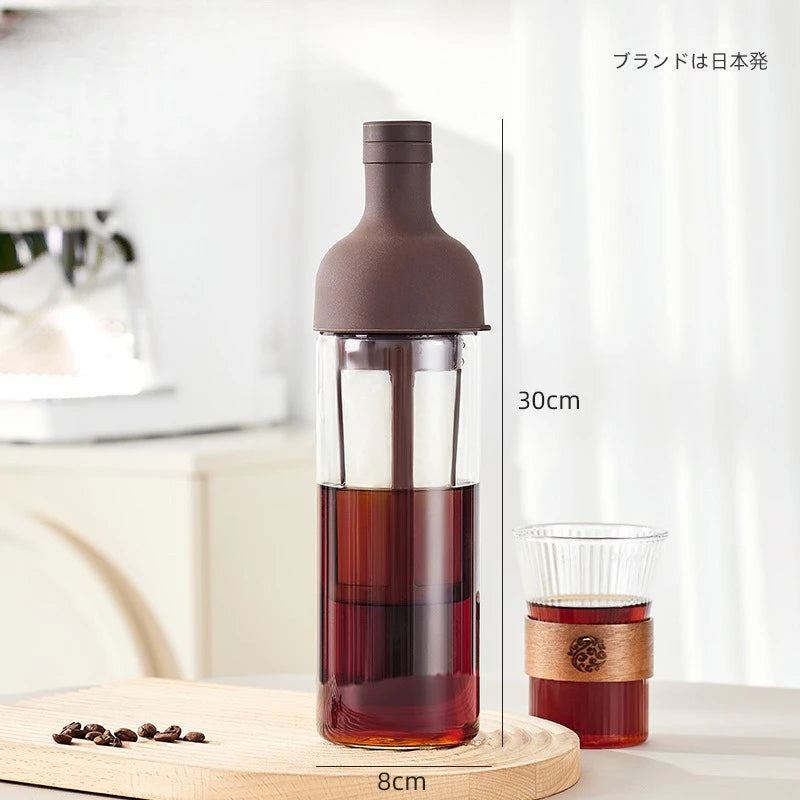 1000ML High Borosilicate Glass Cold Extraction Cup, Coffee Cold Extraction Pot, Household Cold Brewed Fruit Tea Pot Zpaxo coffee 1000ml
