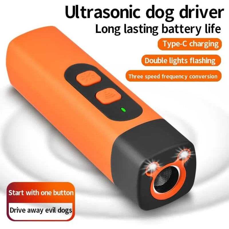 Ultrasonic Dog Deterrent & Bark Trainer | Rechargeable