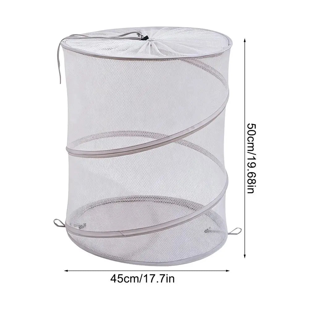 Dirty Laundry Basket Space Saving Foldable Bag Bathroom Bedroom Dorm