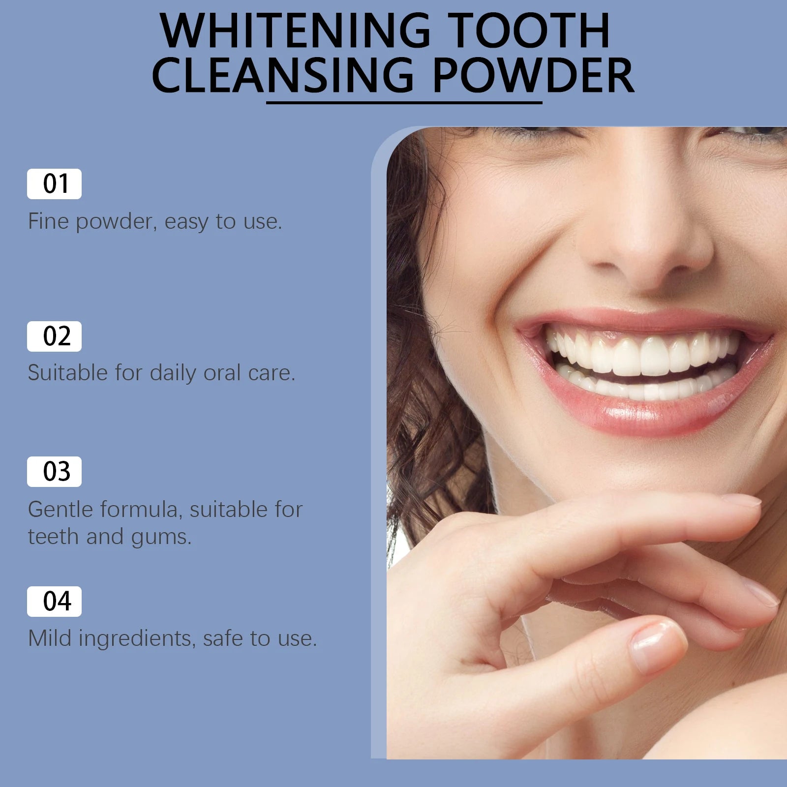 Probiotic Tooth Whitening Powder – Stain & Calculus Remover 50g Tooth Whitening Powder Zpaxo