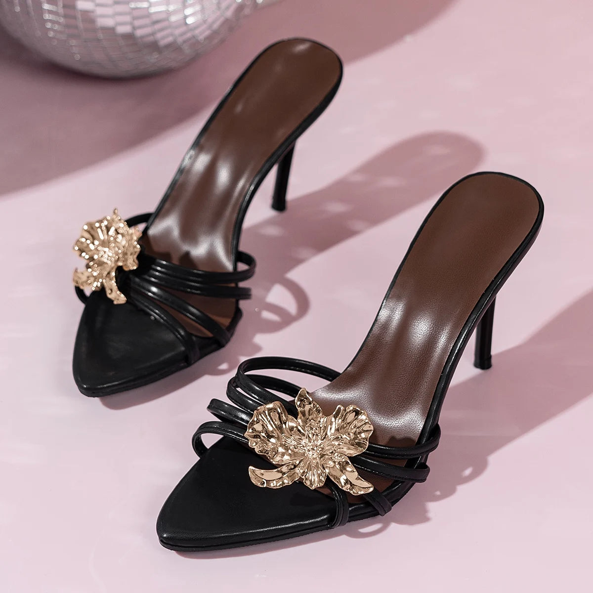 Shoes Female Sandal 2025 Women's Girls Beige New Summer Comfort Low Retro Flat Back Strap Square Heel Rubber PU Scandals Solid C Zpaxo black 37