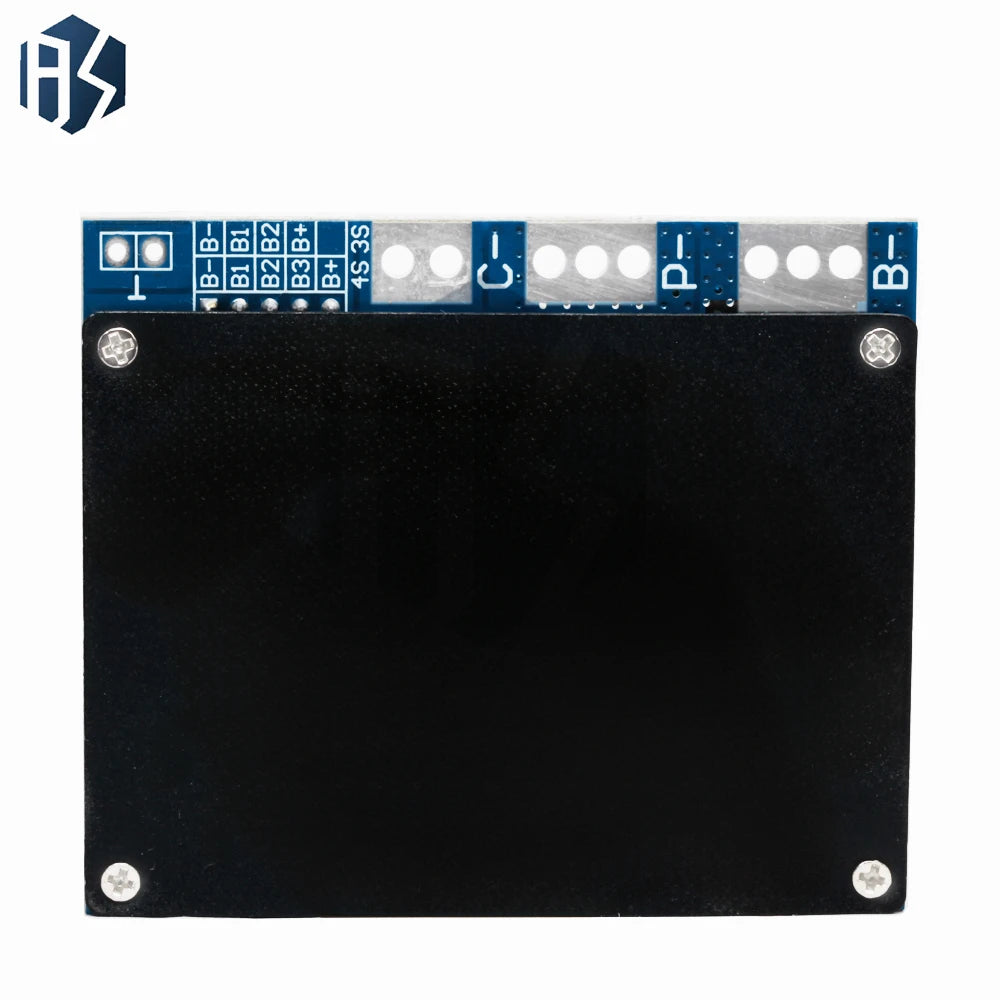 4S LiFePO4 BMS Protection Board 12.8V/14.4V Split Charge Discharge Terminal Built-in Active Cell Balancing Equalizer Zpaxo