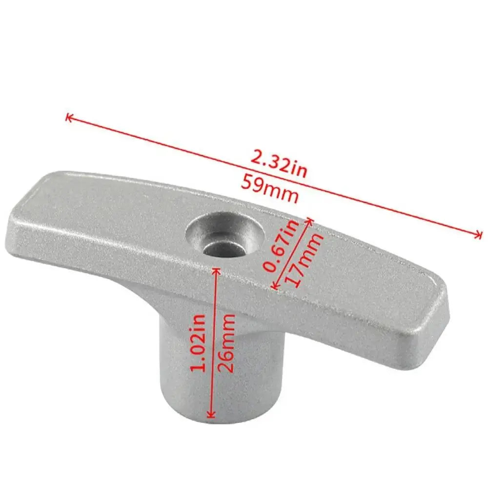 T Handle RV Sewer Valve Replace Easy Installation Dump Sturdy Zpaxo